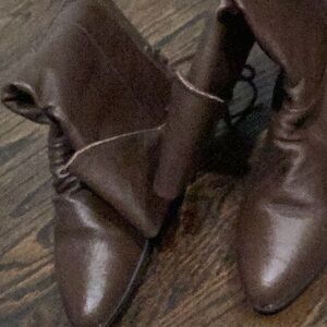 Brown Leather Women's Boots